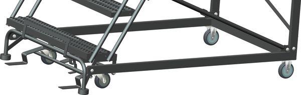 Roll Work Platform, Steel, Single, 30 In.H