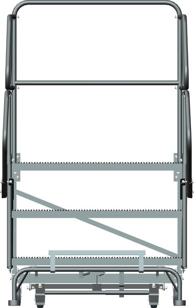 Roll Work Platform, Steel, Single, 30 In.H