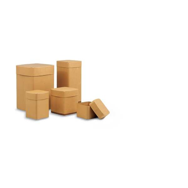 Open Head Transport Drum, Fiber, 30 gal, Unlined, Brown