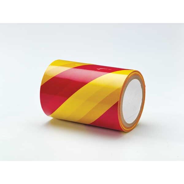 Hazard Marking Tape, Roll, 6In W, 54 ft. L