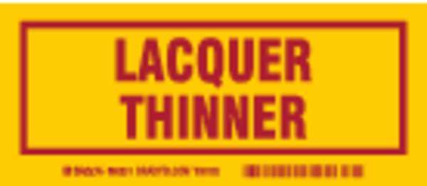 Container Label, 3 In. H, 7 In. W, PK25