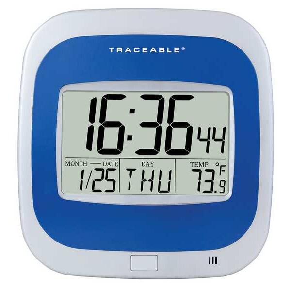 Digital Thermometer, 23 Degrees to 122 Degrees F for Wall or Desk Use