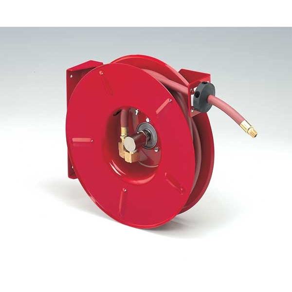 Spring Return Hose Reel, 1/2 in Hose Dia, 50 ft Length, 300 psi