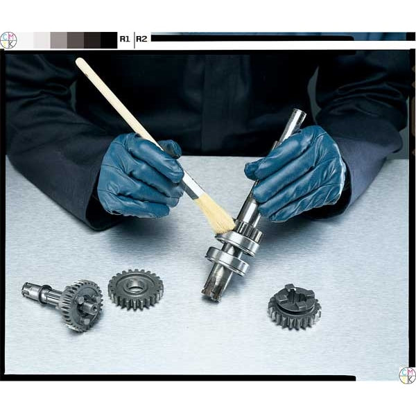 Nitrile Coated Gloves, Full Coverage, Blue, M, PR