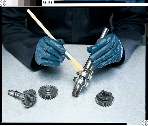 Nitrile Coated Gloves, Full Coverage, Blue, S, PR