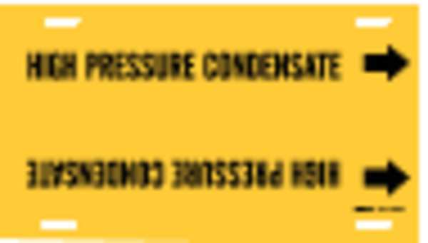 Pipe Marker, High Pressure Condensate, Yel, 4076-G