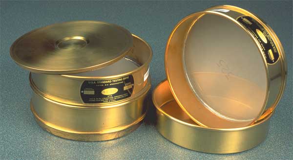 Pan, Brass, 8 In, Full Ht