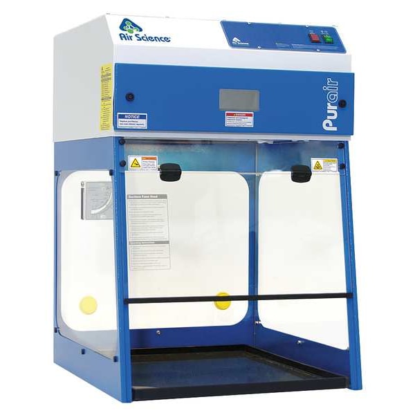 Ductless Fume Hood, Steel, 24 in W x 35 in H