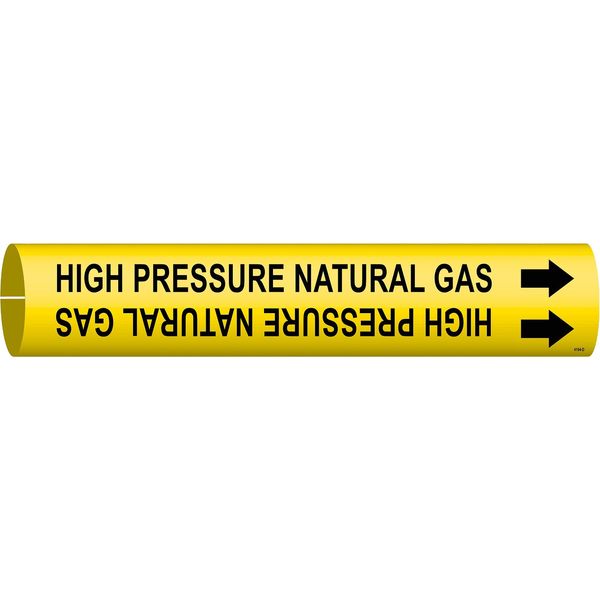 Pipe Mrkr, High Pressure Natural Gas, 4to6
