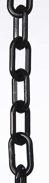 Plastic Chain, 3 In x 100 ft, Black