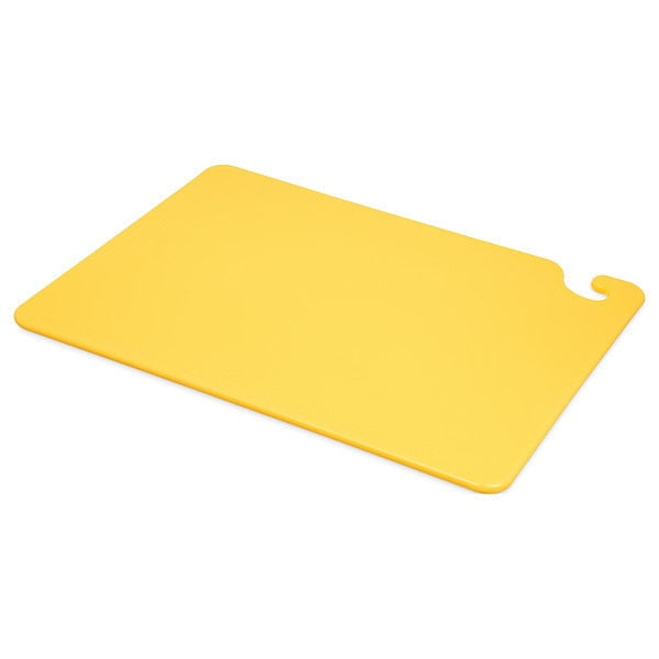 Cutting Board, 20 x 15 x 1/2 In, Yellow