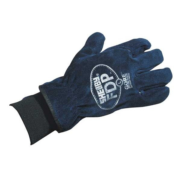 Firefighters Gloves, M, Cowhide Lthr, PR