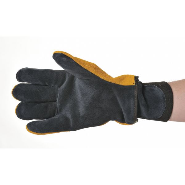 Firefighters Gloves, M, Pigskin Lthr, PR