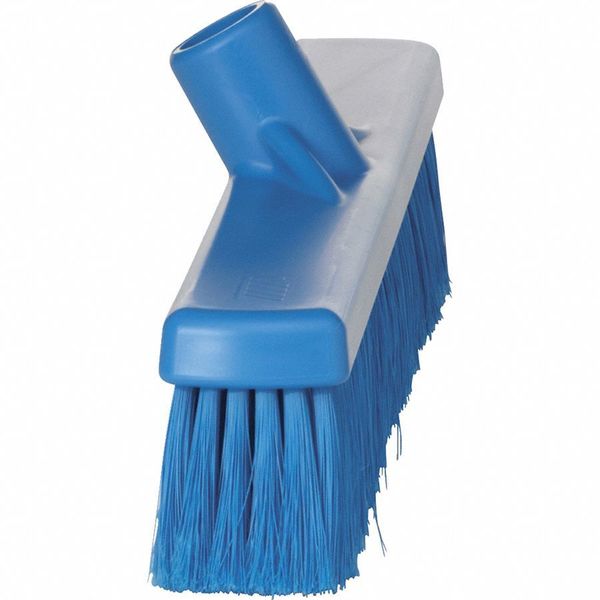 2 x 16 in Sweep Face Broom Head, Soft, Synthetic, Blue