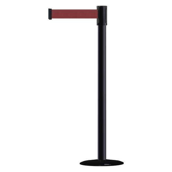 Barrier Post with Belt, Stainless Steel