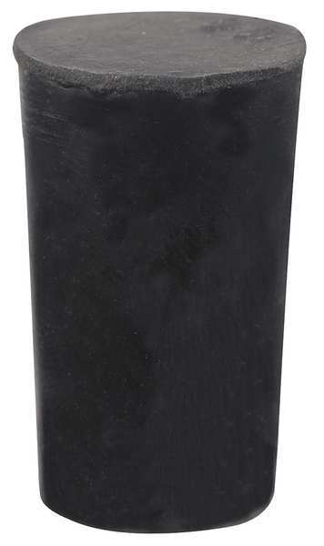 Stopper, 25mm, Black, PK7