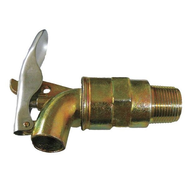 Barrel Faucet, 3/4 In, Self-Closing