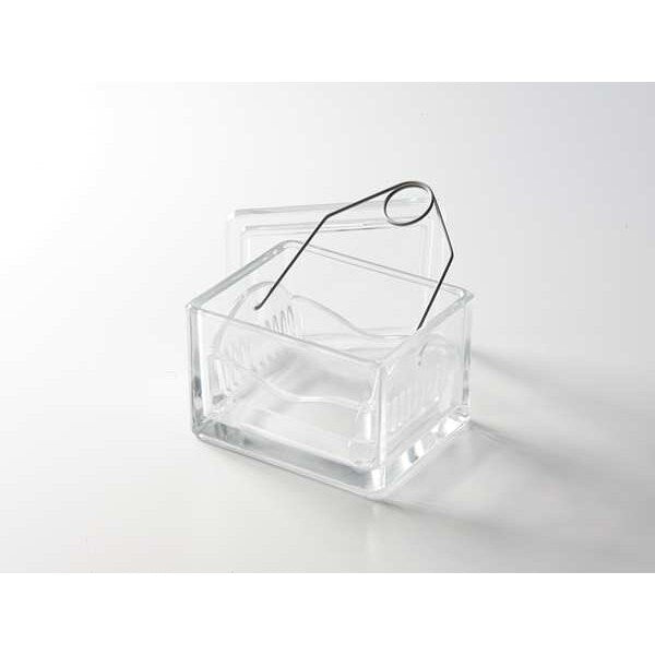 Slide Staining Dish, Glass, 95x76x64mm, Pk6