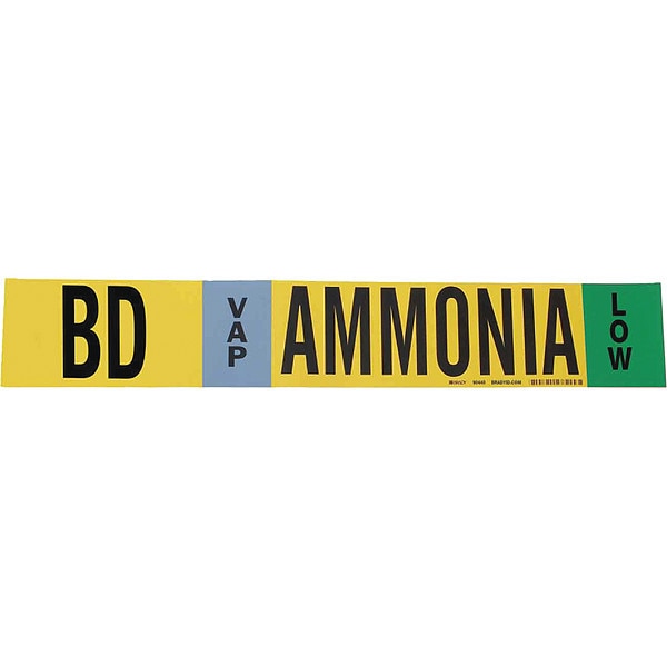Ammonia Pipe Marker, BD, 8In and Above