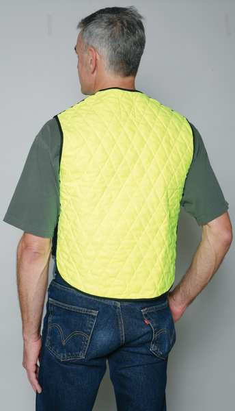 Cooling Vest, 3XL, Khaki, Nylon