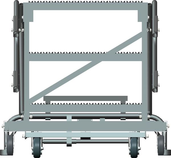 Roll Work Platform, Steel, Single, 30 In.H