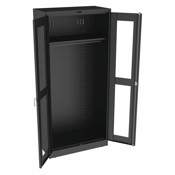 22 ga. ga. Steel Storage Cabinet, 36 in W, 78 in H, Stationary