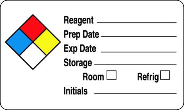 Item Hazl Lbl, Prep, Exp, Strge, Intl, PK250