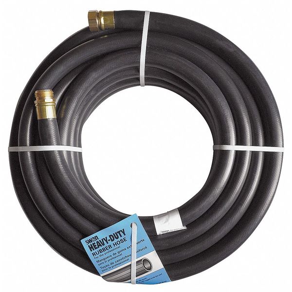 Water Hose, Contractor, 3/4 in Hose Inside Dia, 50 ft Hose L, Heavy Duty, Red