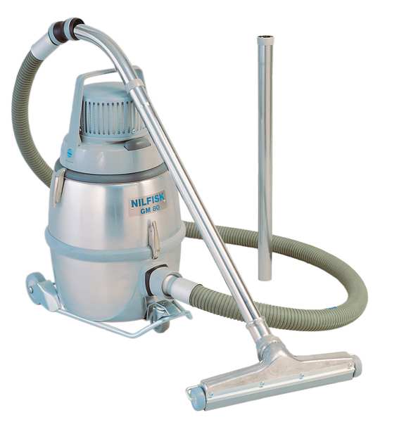 Industrial Critical Area Vacuum, 1 1/4 in Hose Dia., HEPA 80 cfm
