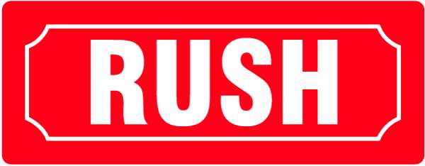 Shipping Labels, 3-1/8 In. W, PK500