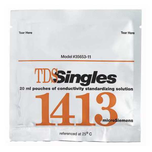 Cal Solution, EC, 1413 uS/cm, 20 ml, PK20