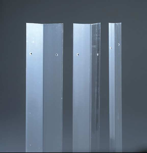 Corner Guard, Polycarbonate, Clear, 48