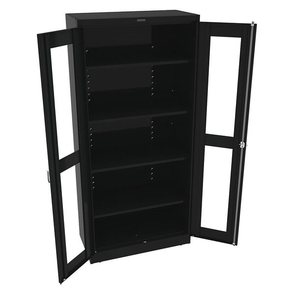 22 ga. Steel Storage Cabinet, 36 in W, 78 in H, Stationary