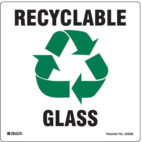 Recycling Label, Recycling Glass, PK5