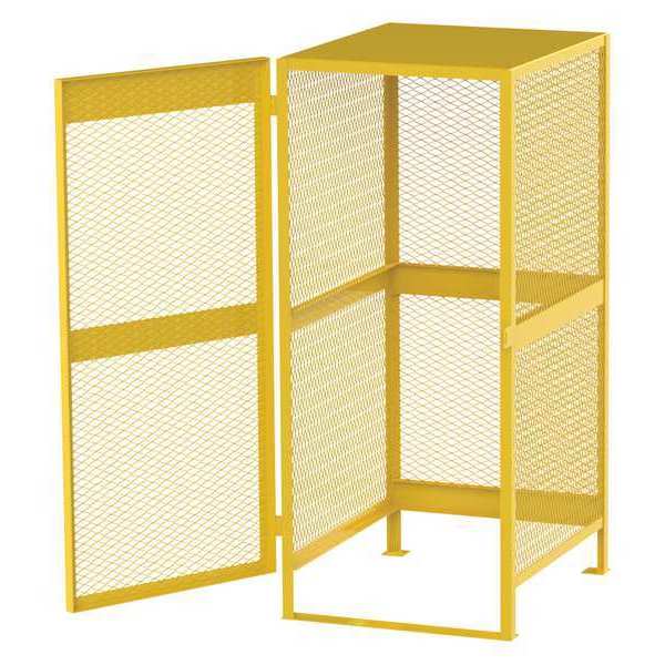 Gas Cylinder Cabinet, 33x40, Steel
