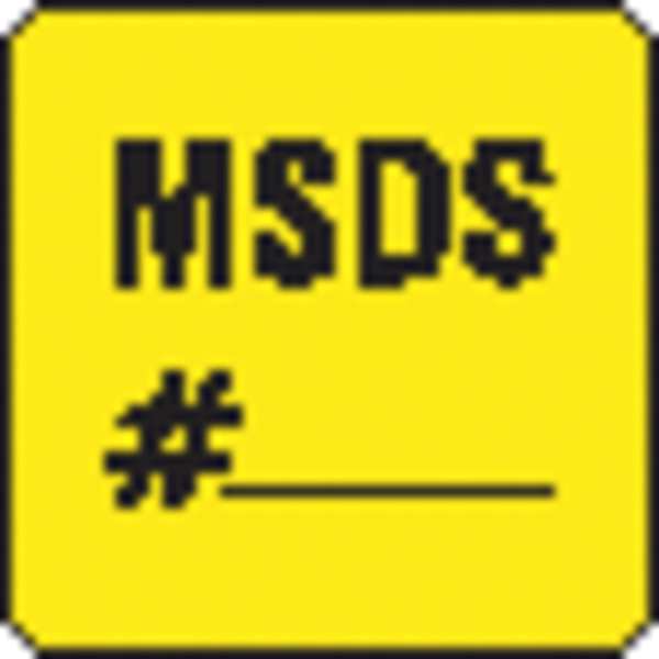 Label, 7/8 In. W, 7/8 In. H, PK500, LB132334
