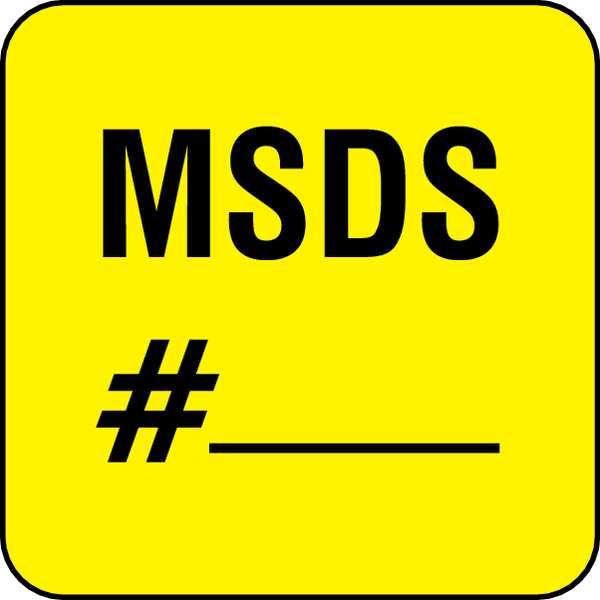 Label, 7/8 In. W, 7/8 In. H, PK500, LB132334