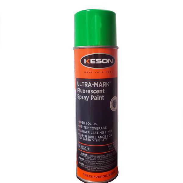 Inverted Marking Paint, 20 oz., Green, Water -Based