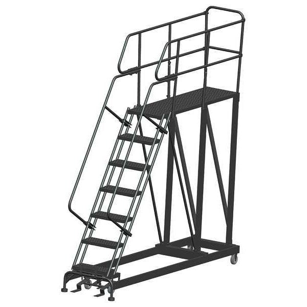 Roll Work Platform, Steel, Single, 70 In.H