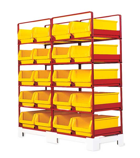 Straight Wall Container, Blue, Polyethylene, 13 in L, 9 in W, 6 in H, 0.25 cu ft Volume Capacity