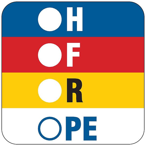 Square HMIG Reactivity Label 7/8