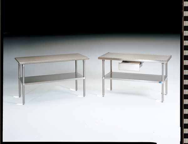 Flat Top With Under shelf, Stainless Steel, 30