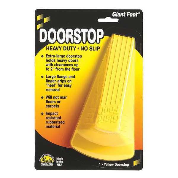 Door Wedge XL, Thermo Plastic, Yellow, 2