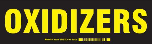 Cabinet Label, 3-1/2 In. H, 12 In. W, 60298