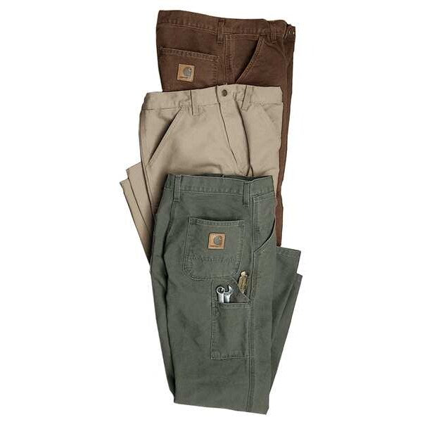 Dungaree Work Pants, Black, Size 40x34 In