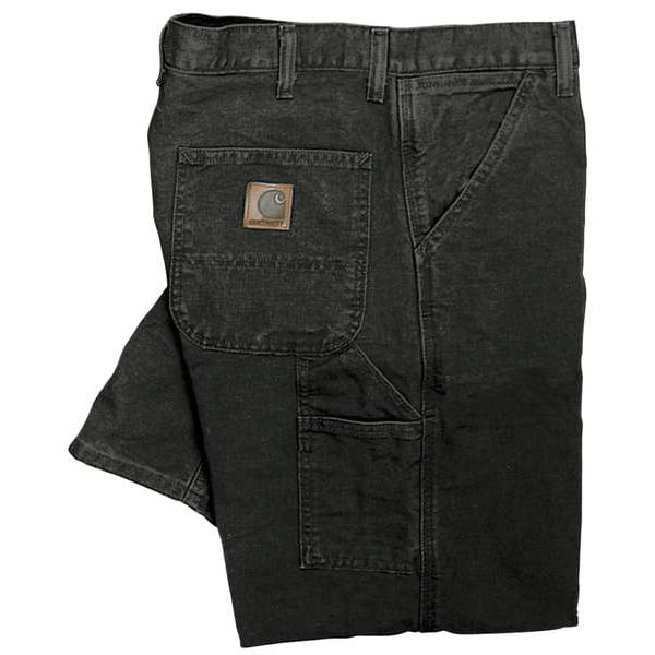 Dungaree Work Pants, Black, Size 28x32 In