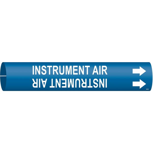 Pipe Mrkr, Instrument Air, 1-1/2to2-3/8 In, 4089-B
