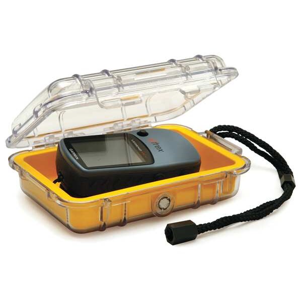 Micro Case, Yellow, 6.82 x 4.75 x 2.12 In