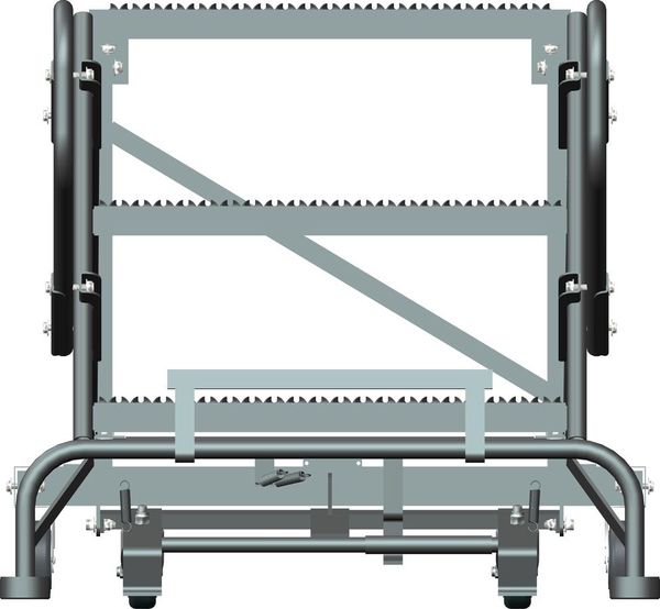 Roll Work Platform, Steel, Single, 30 In.H