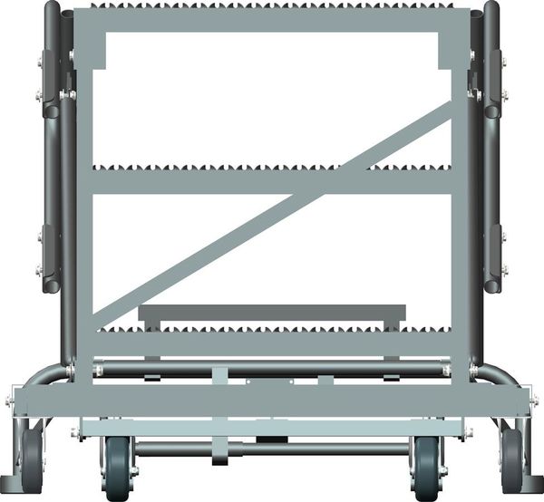 Roll Work Platform, Steel, Single, 30 In.H